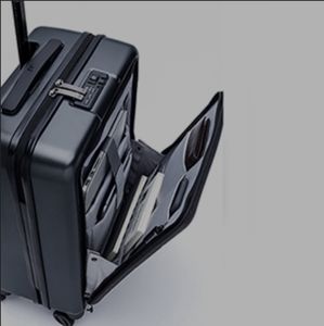 NINETYGO 20 Inch Carry On 100% Polycarbonate Hardside Luggage Waterproof Front